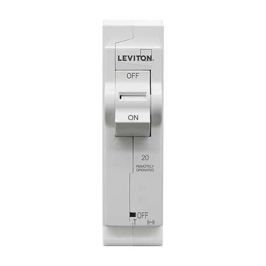 Leviton LB120-ST 2nd Gen Smart Circuit Breaker with Remote Control, Standard, 1-Pole 20 Amp, 120-Volt, 10kA Interrupt Rating