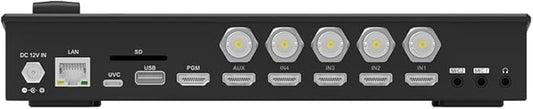 Cinetreak C2S HDMI & SDI 5.5'' Screen Multi-Format PTZ Control Video Switcher Mixer with REC, Playback, Macro Media,Vertical Livestream (NDI updatable)