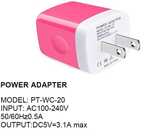 Wall Charger Adapter,USB Cubes,3Pack Universal Travel 3.1A 3 Muti Port Plug Charging Block Compatible with iPhone 16,15,14,13,12,11,SE,X,Plus,Samsung GalaxyS24,S23,S22,S21,S20 Plus,LG