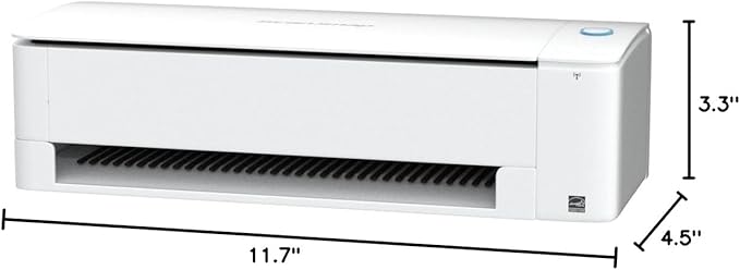 ScanSnap iX1300 Compact Wireless or USB Double-Sided Color Document, Photo & Receipt Scanner with Auto Document Feeder and Manual Feeder for Mac or PC, White