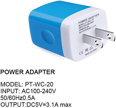 Wall Charger Adapter,USB Cubes,3Pack Universal Travel 3.1A 3 Muti Port Plug Charging Block Compatible with iPhone 16,15,14,13,12,SE 2020,11 Plus,Samsung GalaxyS24,S23,S22,S21 Ultra Plus FE, LG