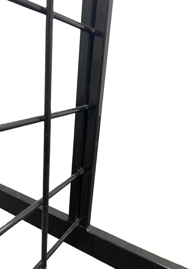 Only Hangers Heavy Duty 2' x 5.5' Gridwall Art Display Panel with EZ Slide-On Grid Legs - No Hardware or Tools Required - No Screws, Nuts, or Washers. (Set of 2)