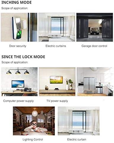 MHCOZY WiFi Wireless Smart Switch Relay Module for Smart Home 5V 5V/12V,Ba Applied to Access Control, Turn on PC, Garage Door (5v)
