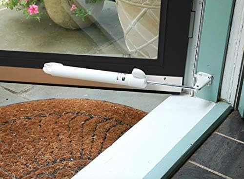 Touch 'n Hold Smooth Dual Door Closer System (Green) – Heavy-Duty - Touch-Button Hold Open Feature & Smooth Closing Motion - Storm & Security Door (Medium/Heavy Weight). New Door/Replace Old Unit