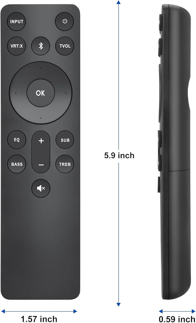 for VIZIO-Soundbar-Remote, Replacement for VIZIO 5.1/2.1 Home Theater Sound Bar,for M/V/P Series Home Audio Sound System