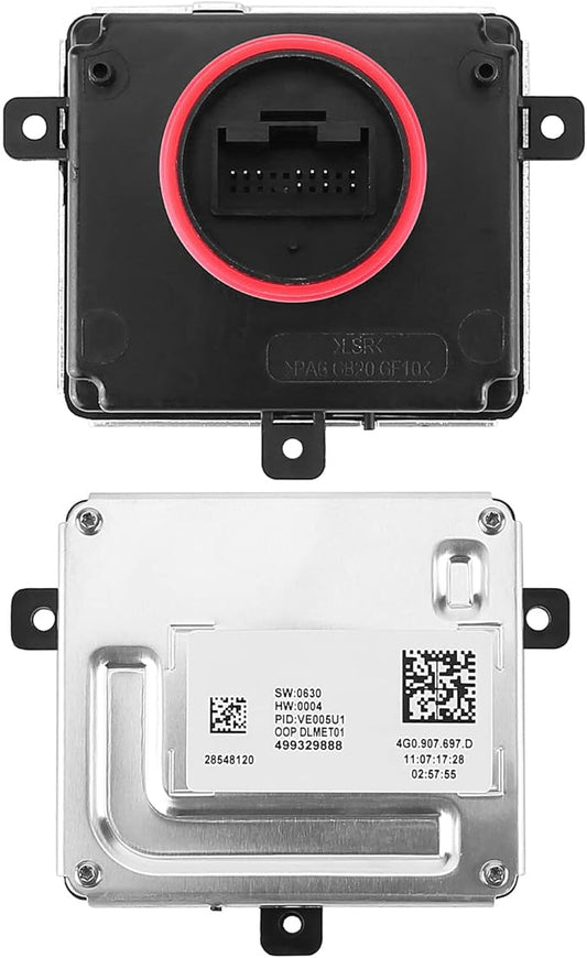 Headlight Control Module, Ballast Headlight Modul, Xenon HID Ballast, Compatible for A4 A5 A6 Q3 Q5 TT VW CC, Daytime Running Light Module DRL Control Ballast Unit 4G0907697D