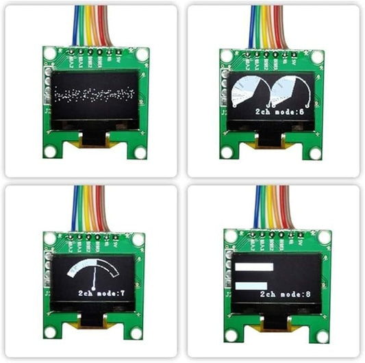 Audio Spectrum Display Analyzer with Dual Channel VU Meter and Multi Mode Screen (Without Box)