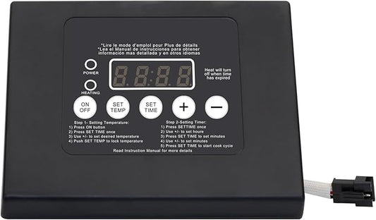 folosem 990050048 Digital Control Panel Kit,with LED Digital Display Top Controller Fits Compatible with Masterbuilt MB ESQ30B, ESQ30S, 20070106, 20070206, 20072010, 20070910 Electric