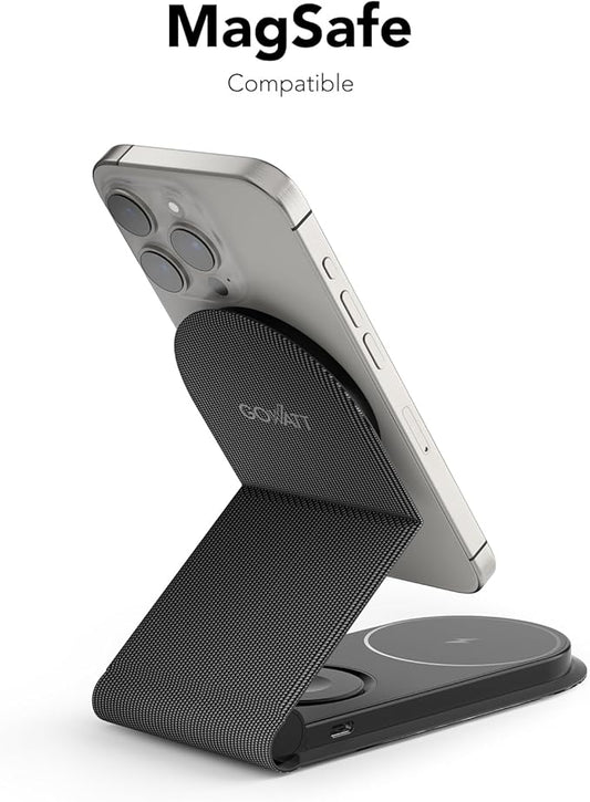 3 in 1 Foldable Travel Charging Station - MagSafe Compatible with iPhone 12-16 Series, Apple Watch, AirPods