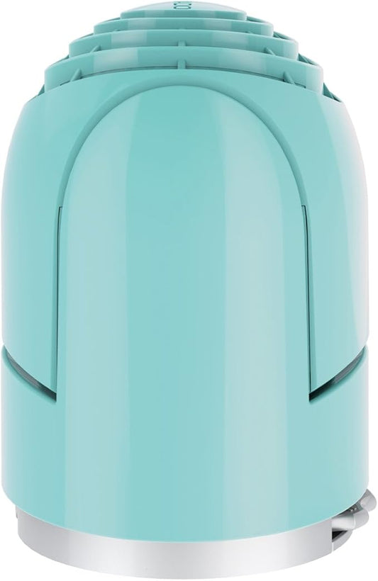 Vornado Flippi V6 Compact Air Circulator Fan, Quiet Portable Travel Fan for Desk or Bedroom, Adjustable Head, 2 Speeds, Bliss Blue