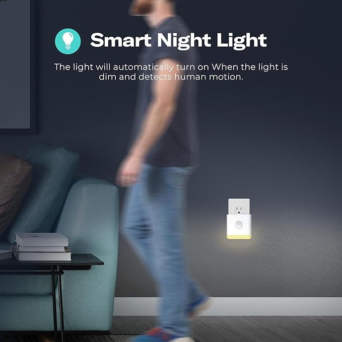 THIRDREALITY Multi-Function Night Light 2 Pack, Zigbee Repeater, 3-in-1 Combines a Motion Sensor, a Illumination Sensor and RGB Color Night Light, 1-100% Adjustable Brightness, Zigbee hub Required