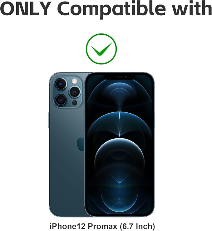 Matte Privacy Screen Protector for iPhone 12ProMax Screen Protector Anti-Glare, Anti-Spy Tempered Glass Film, Smooth and Responsive Touch Anti-Scratch Glass