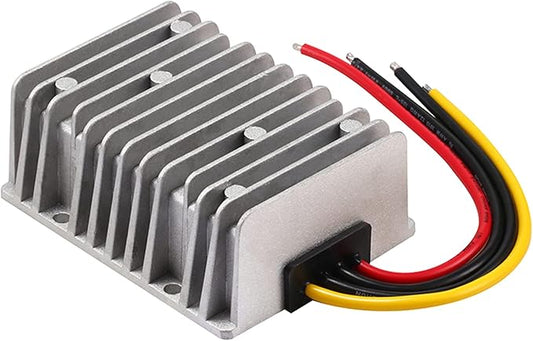 MGGi Voltage Reducer 36V 48V Step Down to 24V 30A 720W, Waterproof Big-Size DC Converter, High-Power Power Supply Module Buck Transformer for Golf Cart, Forklifts, Car