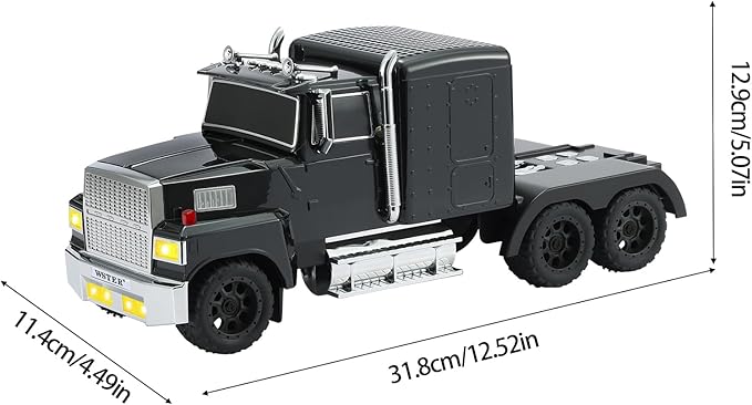 WSTER American Truck Bluetooth Speaker, Retro Car Model,Portable Wireless with HD Stereo Sound, TWS Pairing, USB/TF/AUX Playback, Unique Truck Model Speaker for Home & Outdoor(Black)