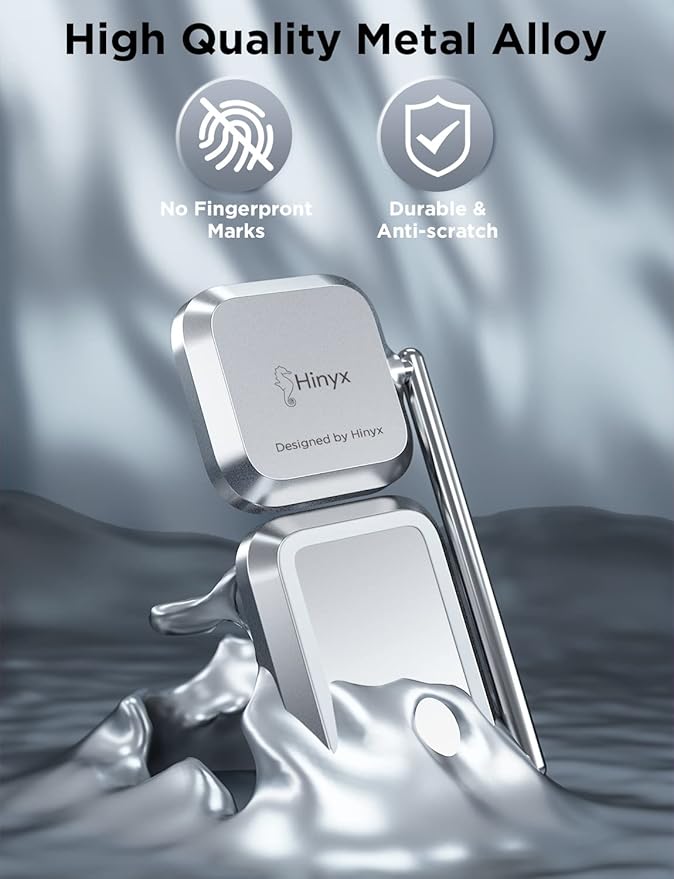 2-in-1 Magsafe Charger Stand, Zinc Alloy Foldable Magnetic Wireless Charger, 20W Portable Fast Wireless Charging Station for iPhone 15/14/13/12 Series, AirPods 3/Pro/2