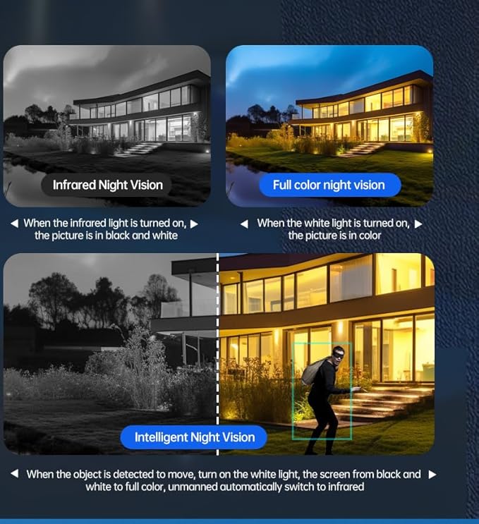 4G LTE Cellular Security Camera Wireless Outdoor,No Wifi Solar Powered Outside Camera , 2K Color Night Vision, PIR Motion Sensor, 360° Live View, 2-Way Audio, SIM Card $ SD Card Included, Free Trial