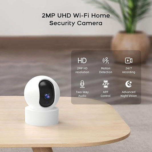 LWOHSI Alarm Systems with 2MP HD Security Camera,Wireless 4G/WiFi Home Security Systems with Door Sensors,Tuya APP Alerts,24/7 Professional Monitoring,Work with Alexa,DIY Customized Installation