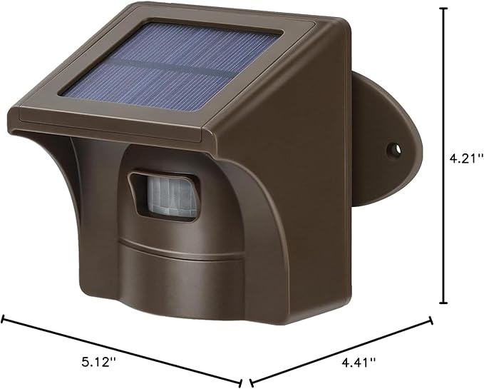 eMACROS Pro 3 Driveway Alarm with Phone App,1/2 Mile Long Range Solar Wireless Driveway Alarm,Outdoor Driveway Alarms Wireless Outside Weatherproof Motion Sensor & Detector(Only Sensor)