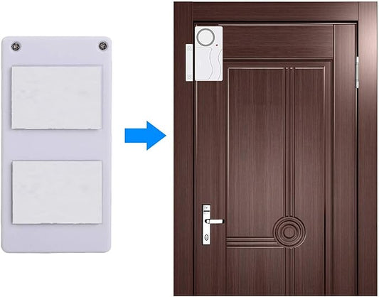 HENDUN Door Alarms When Opened with Remote, Door Bells Chimes, Door Security Sensor Pool Alarm for Kids Safety (2 Pack)