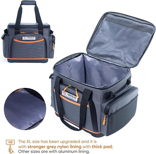 FRECOLSH Travel Carrying Case Compatible with Jackery Explorer 1500, Portable Power Station Storage Case with Water- proof Bottom and Pocket for Jackery Accessories Solar Generator, Storage Bag Only