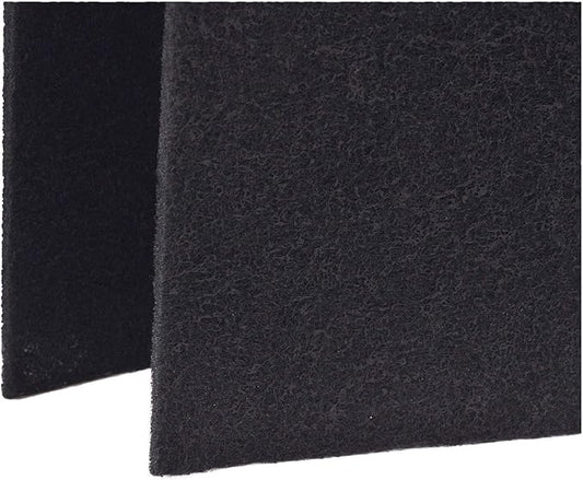 Breathe Naturally Universal 12x48 Cut-to-Fit Activated Carbon Filter (4 Pack) Charcoal Air Filter Sheet for Air Purifiers