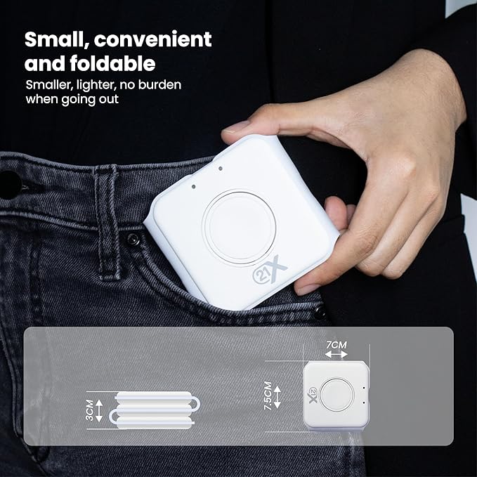 3-in-1 Foldable Magnetic Wireless Fast Charger – Travel Charging Pad Compatible with iPhone 12–16 Series, Samsung Galaxy Series, Huawei, Apple Watch, AirPods & Other Qi-Enabled Devices