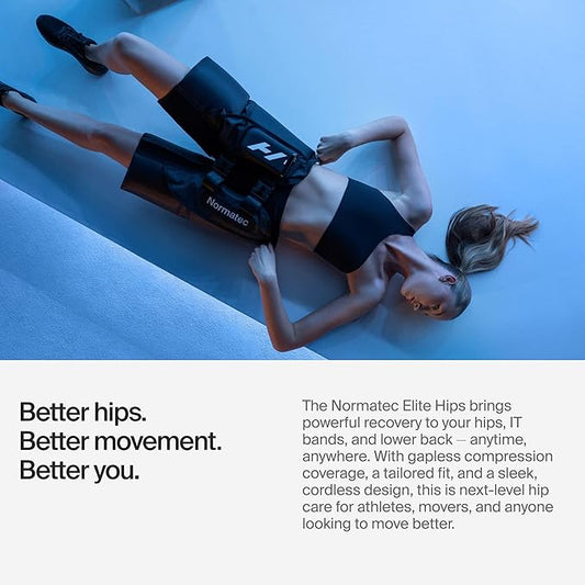 Hyperice Normatec Elite Hips - Powerful Recovery for Hips, IT Bands, and Lower Back