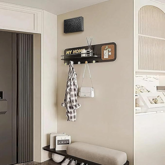 Black Decorative Doorbell Cover Box,Weather Protection Housing Modern Black – Sleek Wall-Mounted Decorative Door Bell Cover Plate – Noise-Reducing, Easy to Install (standard seize (7.75” x 6” x 2.75”)