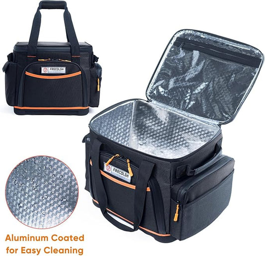 FRECOLSH Travel Carrying Case Compatible with Jackery Explorer 1000, Portable Power Station Storage Case with Water- proof Bottom and Pocket for Jackery Accessories Solar Generator Storage Bag Only