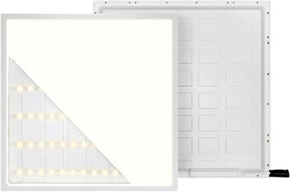 2x2 LED Flat Panel Lights for Drop Ceiling, Troffer Replacement Light Fixture, 4400 LM, Selectable Features, 20W/25W/30W/35W/40W, 3000K/3500K/4000K/5000K/6500K, Dimmable (0-10V) ETL/DLC (4-Pack)
