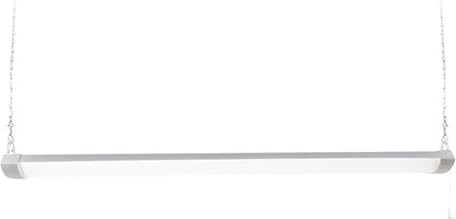 hykolity 4FT 120W LED Shop Light Linkable, 13000lm(400w Equivalent), 5000K Utility Shop Lights for Garages, Workshops, Basements, Hanging or FlushMount, with Power Cord and Pull Chain, ETL