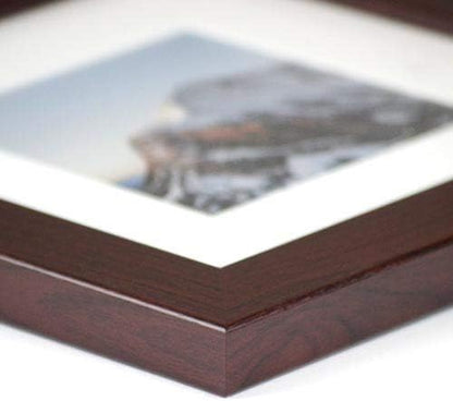 Frame It Easy 33 x 17 Merlot Wood Frame (Derby)
