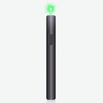 M Monoie Green Laser Pointer 1000ft Long Range, High Visibility Bright Beam, Metal Body Pen, for Teachers, Construction, Realtors, Presentations, Outdoor Use (Grey/Green Light)