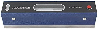 Accusize Industrial Tools 8'' Master Precision Level in Fitted Box, Accuracy: 0.0002''/10'', S908-C685