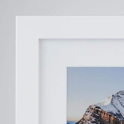 Frame It Easy 33 x 37 White Wood Frame (Derby)