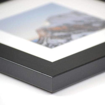 Frame It Easy 33 x 40 Black Wood Frame (Derby)