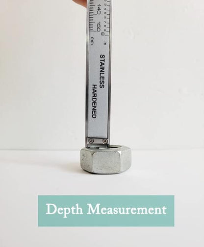 Digital Caliper,Electronic Digital Calipers, YKLSXKC 0-6" Calipers Measuring Tool, Stainless Steel Construction with Large LCD Screen, Auto-Off Feature for 3D Printing,Inch and Millimeter Conversion