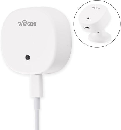Presence Sensor, WenzhiIoT Smart Motion Sensor Zigbee 5.8 GHz Radar MmWave Presence Sensor Movement Body Motion Detection with illuminance Tuya Smart Life Home Assistant