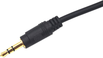 Kework 12 Inch 1/8” 3.5mm TRS Splitter Audio Cable, 1 Male to 5 Female 3.5mm Plug Extender Headphone Cable, 3.5mm 3 Pole Stereo Jack Extension Adapter Headset Aux Cord