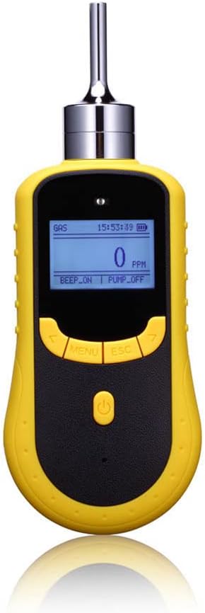 ATO Portable Hydrogen Gas Leak Detector 0 to 500 ppm, H2 Gas Monitor with Sound and Light Alarm