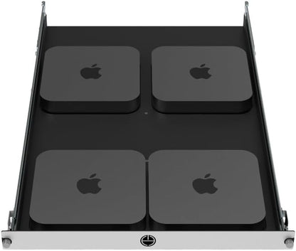 Mac mini Sliding Rack Shelf. Mounts 4 Mac Minis in A 19In Standard Rack.