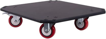Sound Town Enhanced 1/2" (12mm) Plywood 12U PA DJ Rack/Road ATA Case with 11U Slant Mixer Top, 20’’ Rackable Depth and Casters, 12 Space Size, Pro Tour Grade (STMR-S12UW)