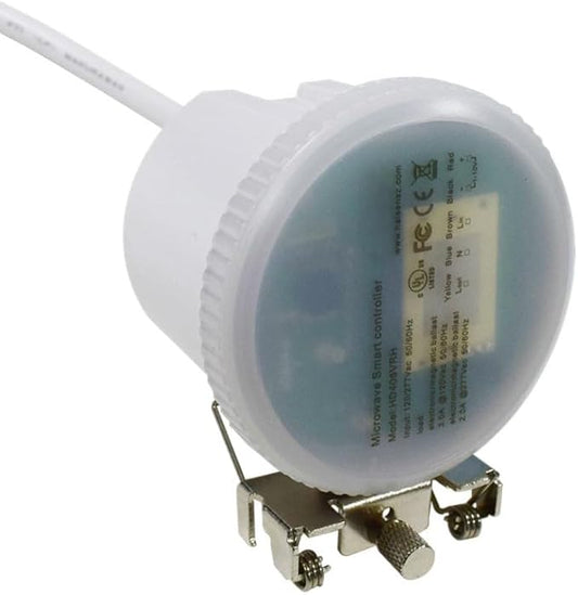 RuggedGrade Motion Sensor for Warehouse LED Lights - Attaches to Linear Fixtures - Orion II Series - Premium 5.8GHz Microwave Sensor - Commercial LED Lighting Accessory - Certified UL