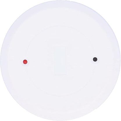 Glass Break Detector, 9-16V DC Wired Glass Break Detector Round Shape Door Window Break in Sensor with Tamper Alarm Ceiling and Wall Mount for Home Door and Window Security