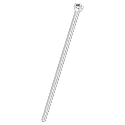 Kozelo 4pcs Socket Head Cap Screws - [M3-0.5 x 125mm] 304 Stainless Steel Allen Socket Drive for Electrical Motor 3D Printing Fan Engine Replacement Use, Silver