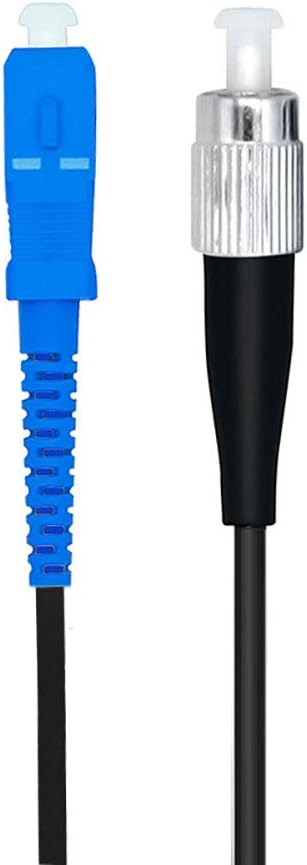 Jeirdus 450M SC to FC Outdoor Armored Simplex SM Fiber Optic Cable Jumper Optical Patch Cord Singlemode 9/125 450Meters SC-FC