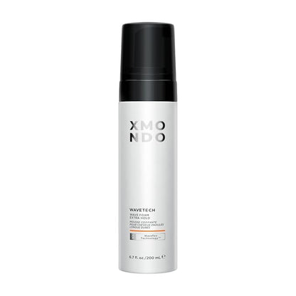 XMONDO Hair Wavetech Extra Hold Wave Foam - Vegan Formula with Pro-Vitamin B5 and Anti-Frizz Nutrients to Fight Static, Control Frizz, and Enhance Your Wavy Hair, 6.7 Fl Oz 1-Pack