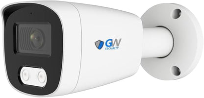 GW Security 8 Channel 12MP NVR 4K Security Camera System with 4 x 8MP PoE Spotlight Color Night Vision Outdoor/Indoor Microphone Bullet Cameras, Smart AI Human/Vehicle Detection