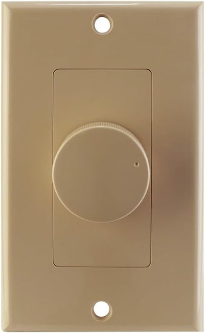 100W Impedance Matching Rotary Volume Control with White, Almond & Ivory Plates