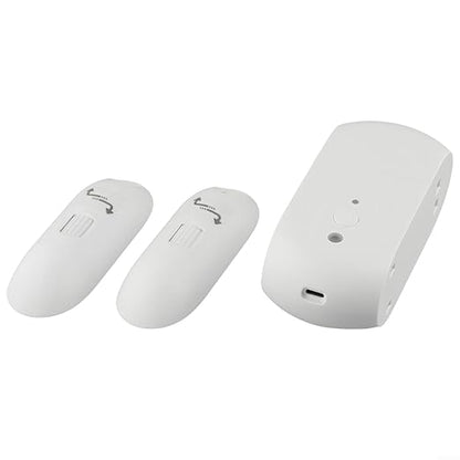 Smart Home Curtain Control For Tuya 5.0 Electric Motor Driver For I & U Track Roman Rod Curtains App Light Sensor Control Easy Install Type-C Rechargeable White(l&U Rod)